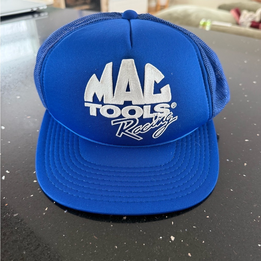 Mac Tools Racing Blue Trucker Hat - Picture 3 of 5